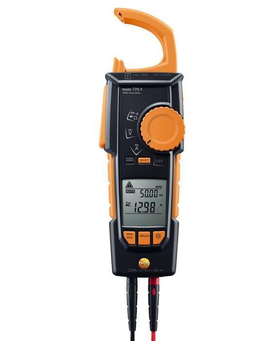 testo 770-1 TRMS Clamp Meter + 1 Set Measuring Leads