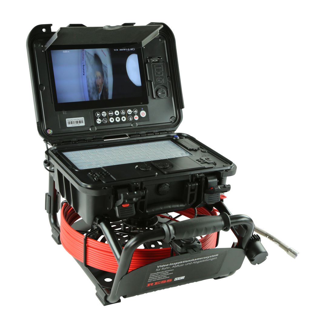 Caméra d'inspection de canalisations HD RK 30, Ø18 mm / Ø4,8 mm / 30 m rouge