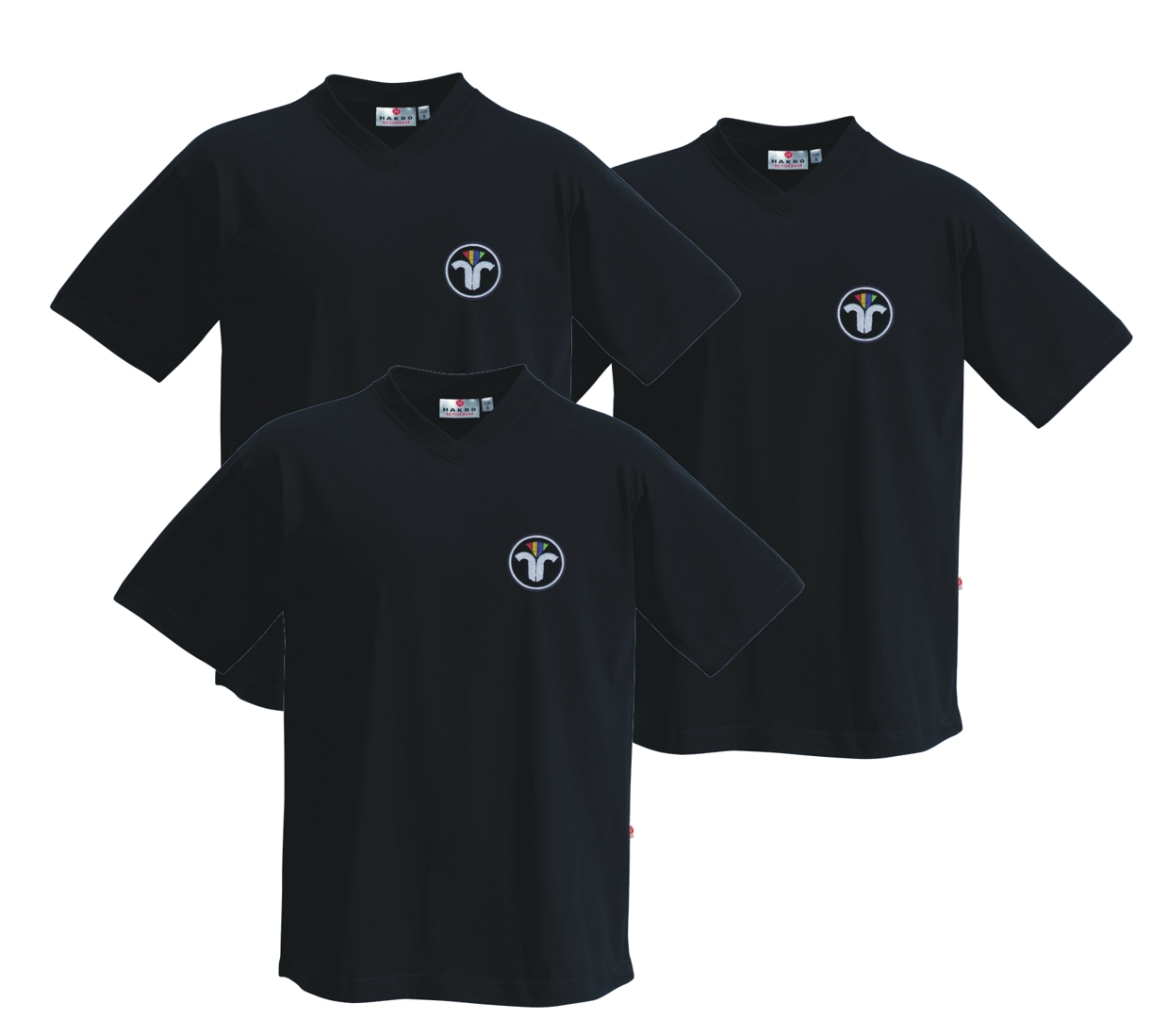 T-Shirt V-Ausschnitt mit ZIV-Emblem T-Shirt V-Ausschnitt mit ZIV-Emblem