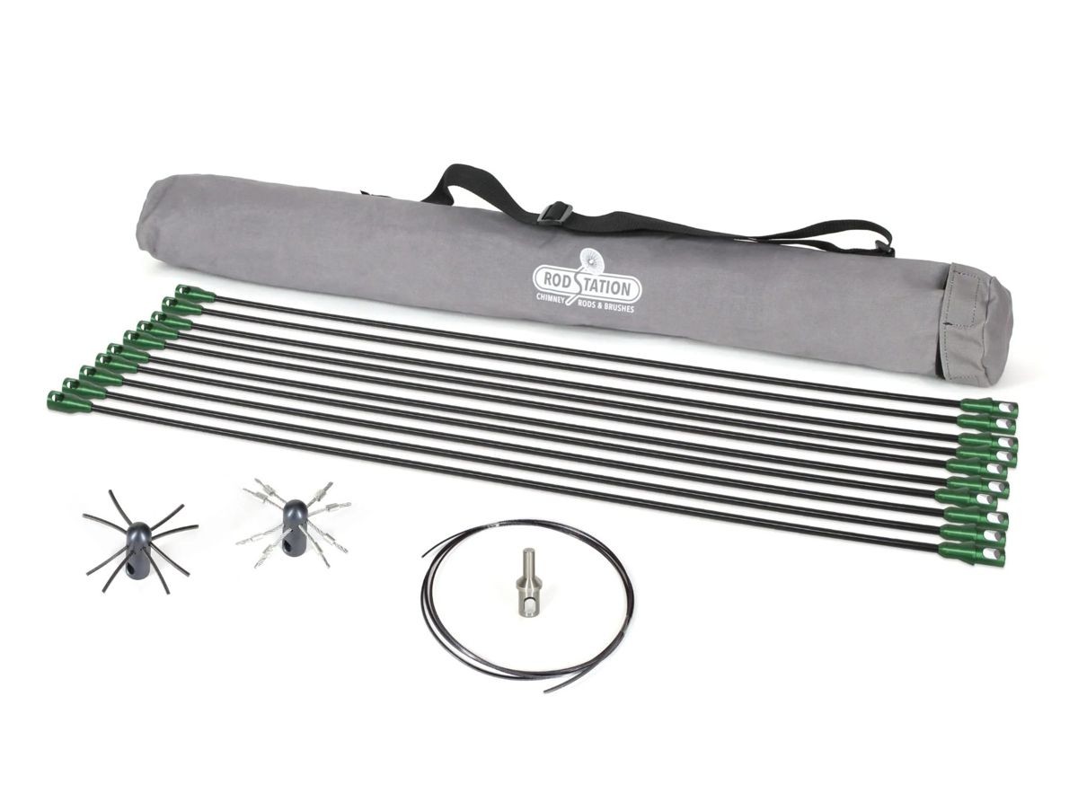 Rodstation Biomass Chimney Power Sweeping Kit