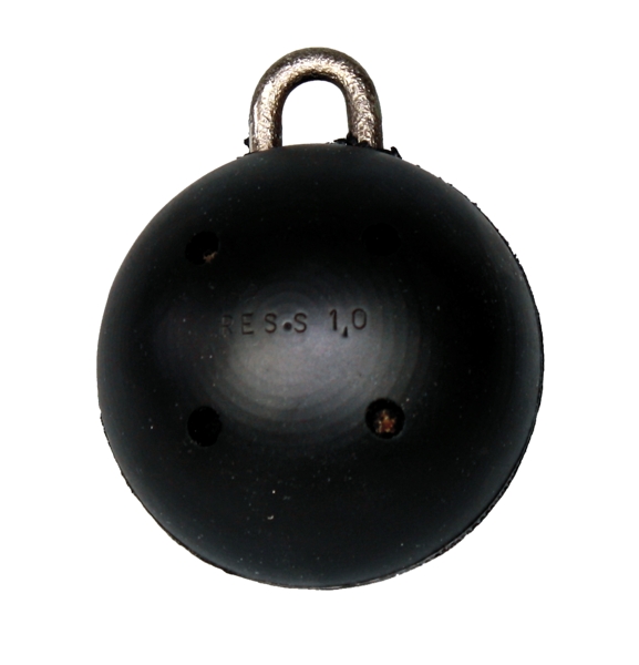 Gummiüberzogene Gusskugeln mit Öse