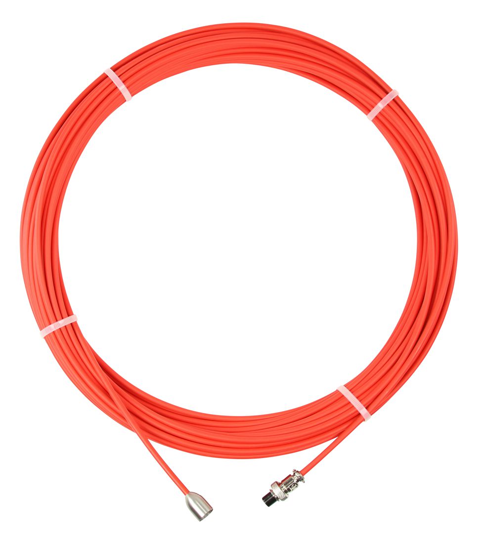 Kamerastange HD-Rohrkamera Ø4,8 mm / 30 m rot