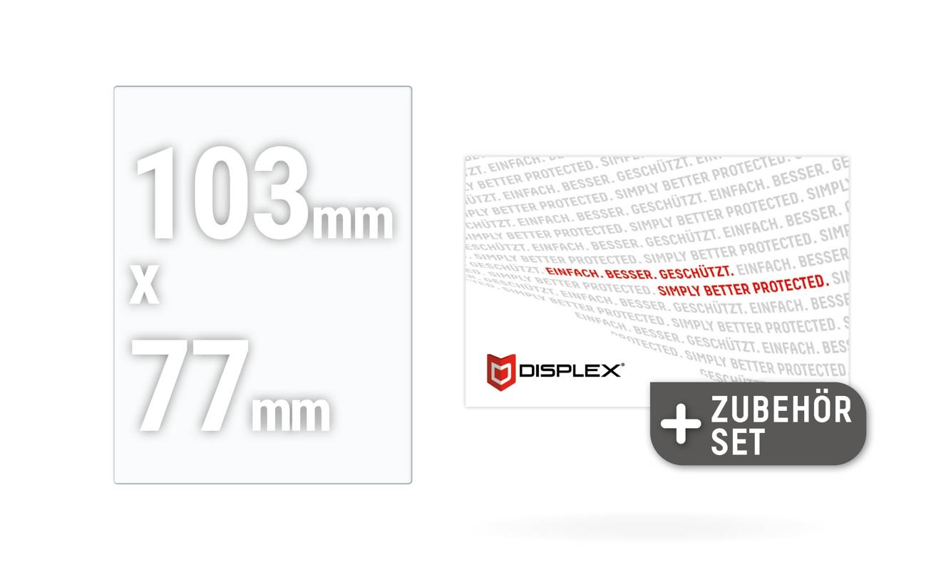 DISPLEX® Hybrid Schutzglas für 5" Display