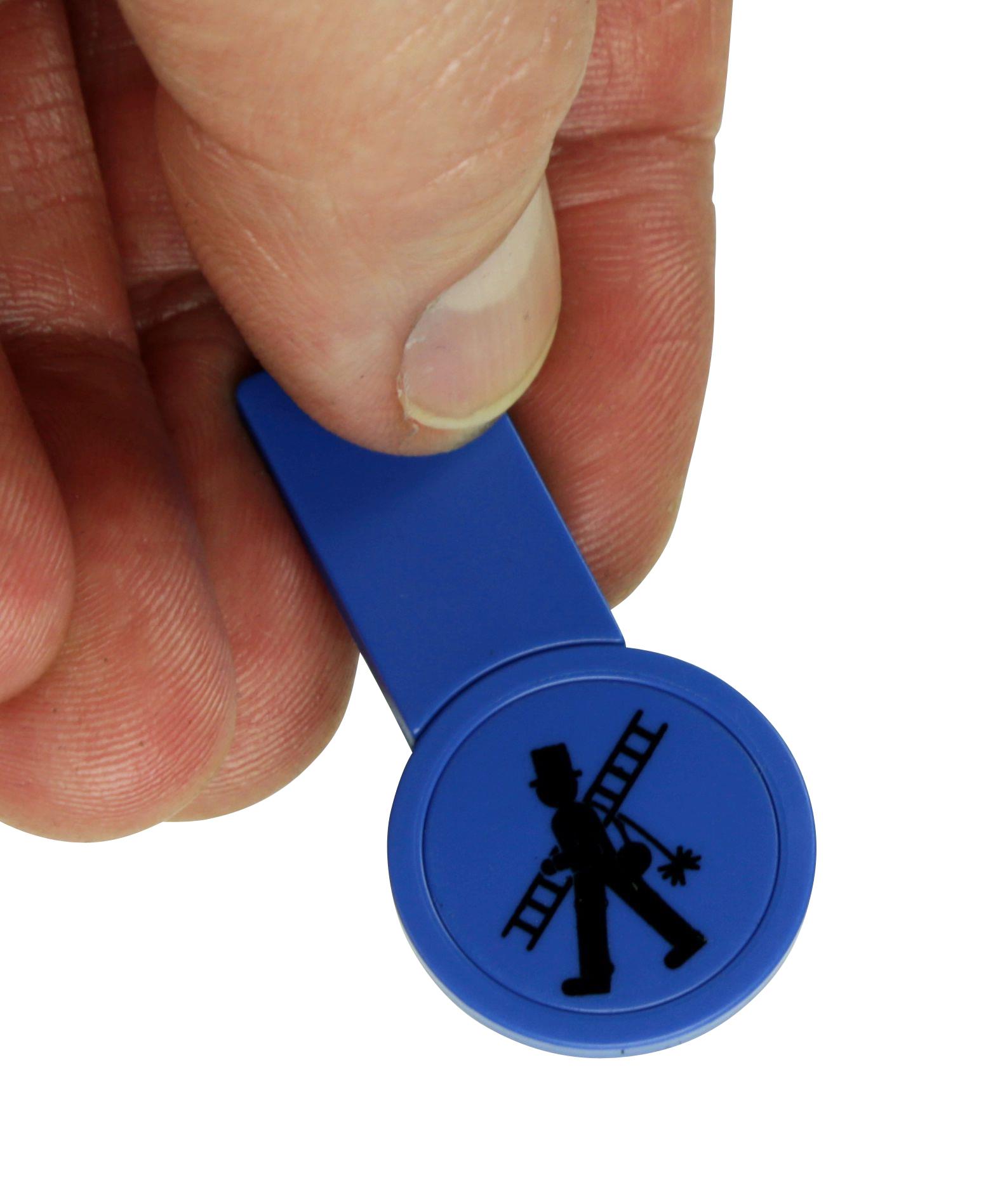 Einkaufswagenlöser "Schornsteinfeger" 2 in 1 (150 Stück)