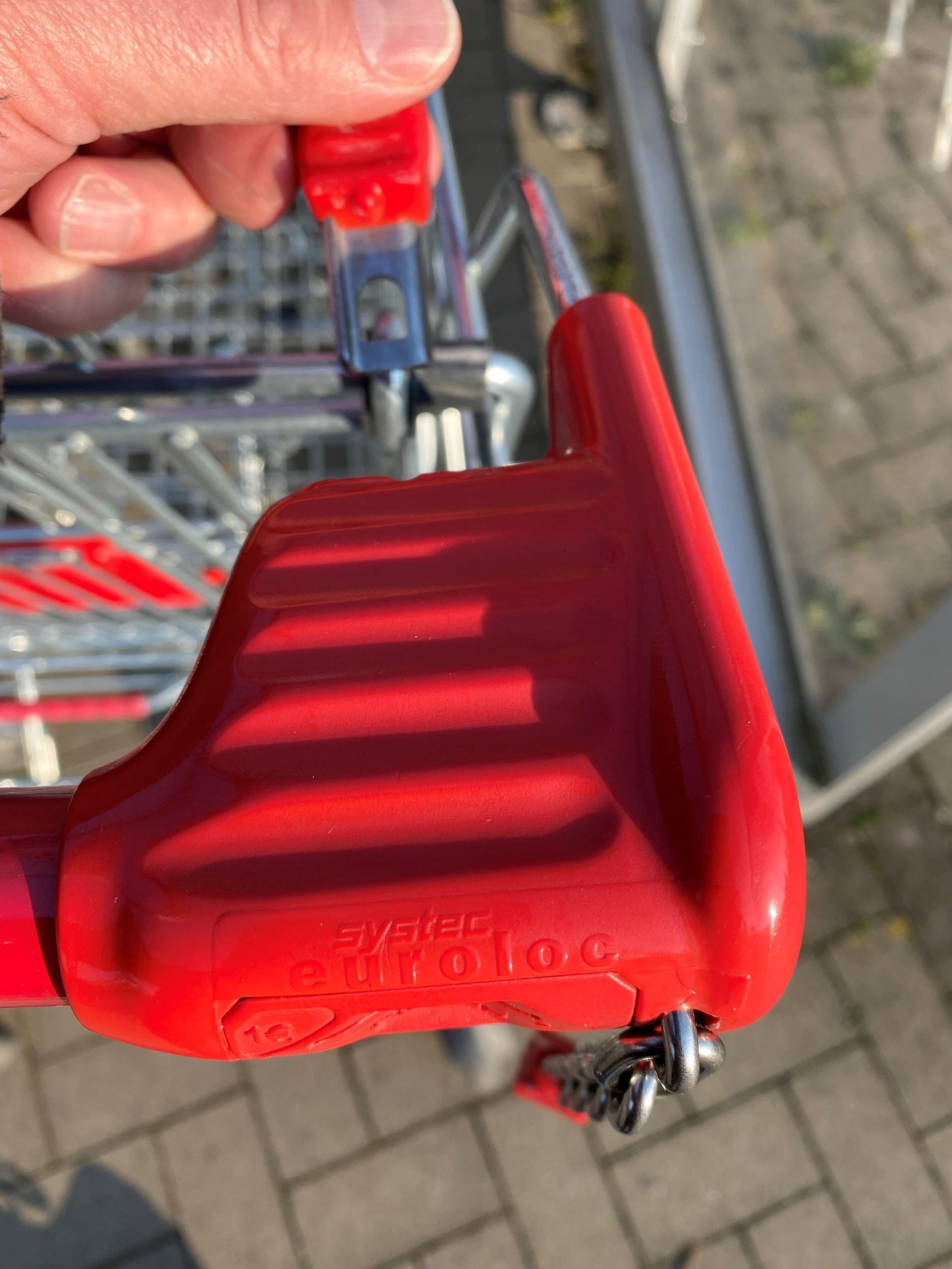 Shopping cart release stainless steel (75 pieces)