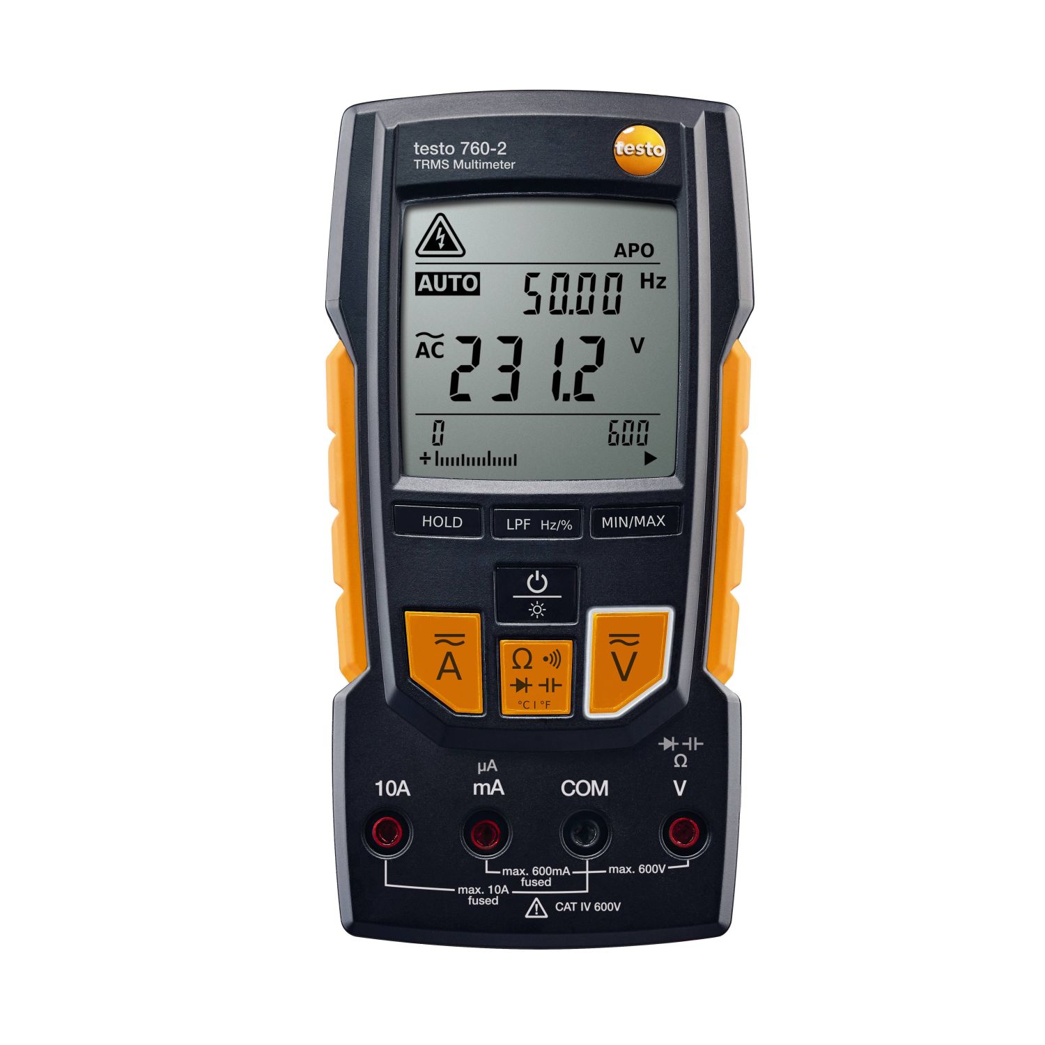 testo 760-2 TRMS Multimeter incl. 1 Set Measuring Leads + 1 Adapter