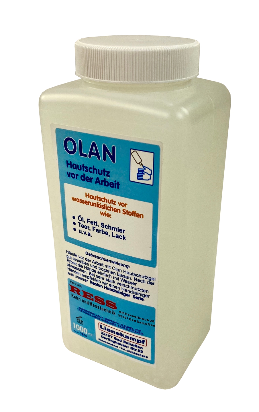 Olan - Hautschutz 1 Liter-Spenderflasche