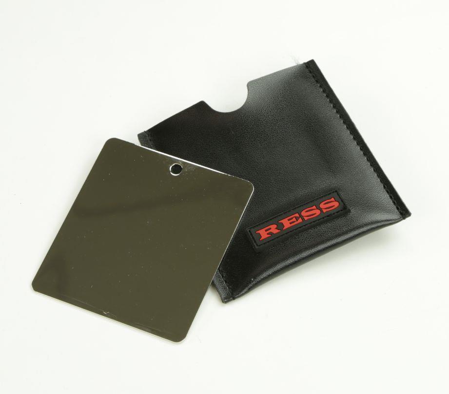 Metallspiegel mit Hülle Metallspiegel mit Hülle