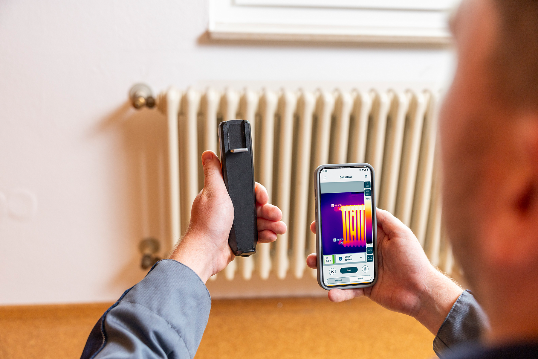 testo 860i Schimmel-Set - Wärmebildkamera mit Feuchtefühler testo 605i