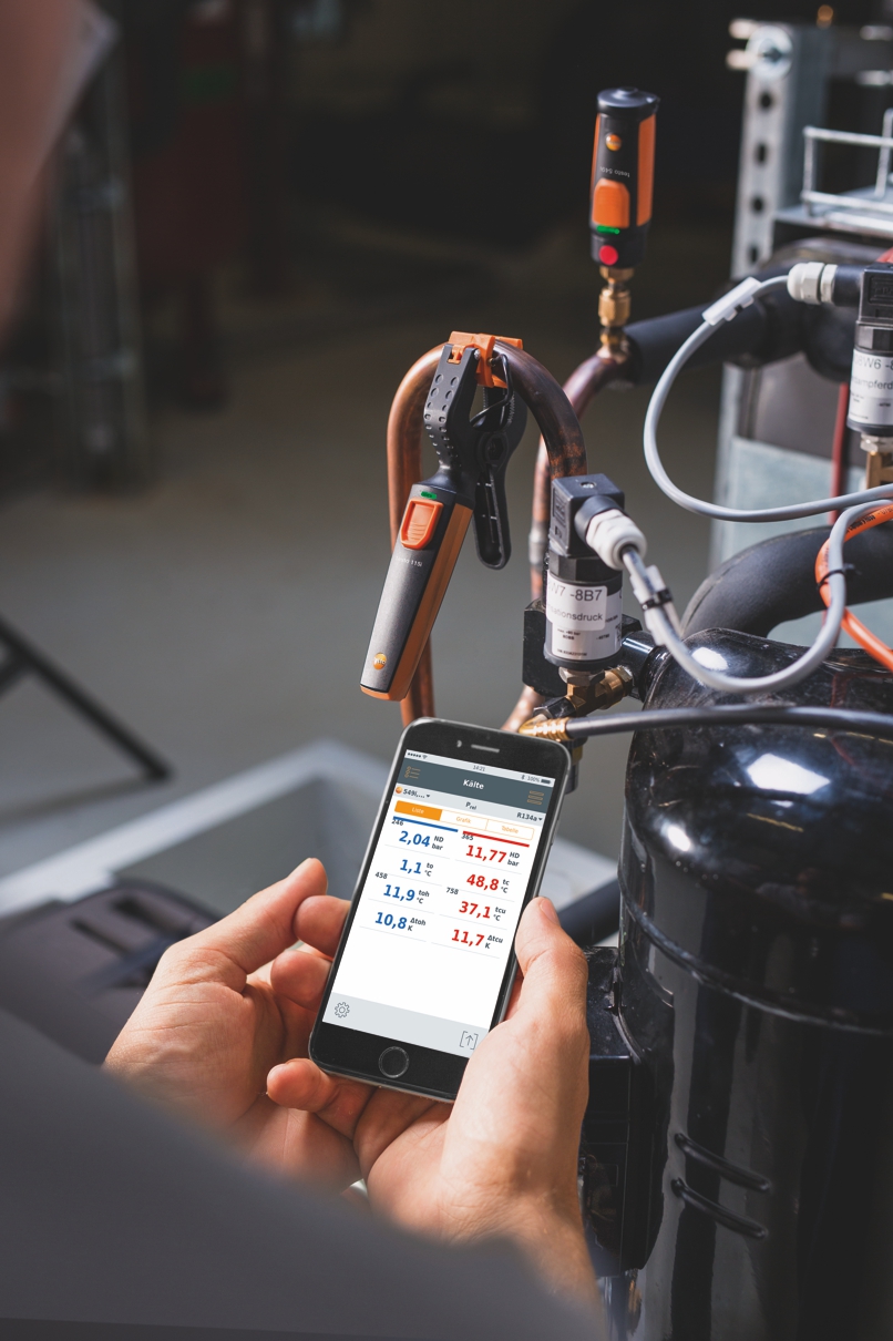 testo 115i - Zangenthermometer mit Smartphone-Bedienung