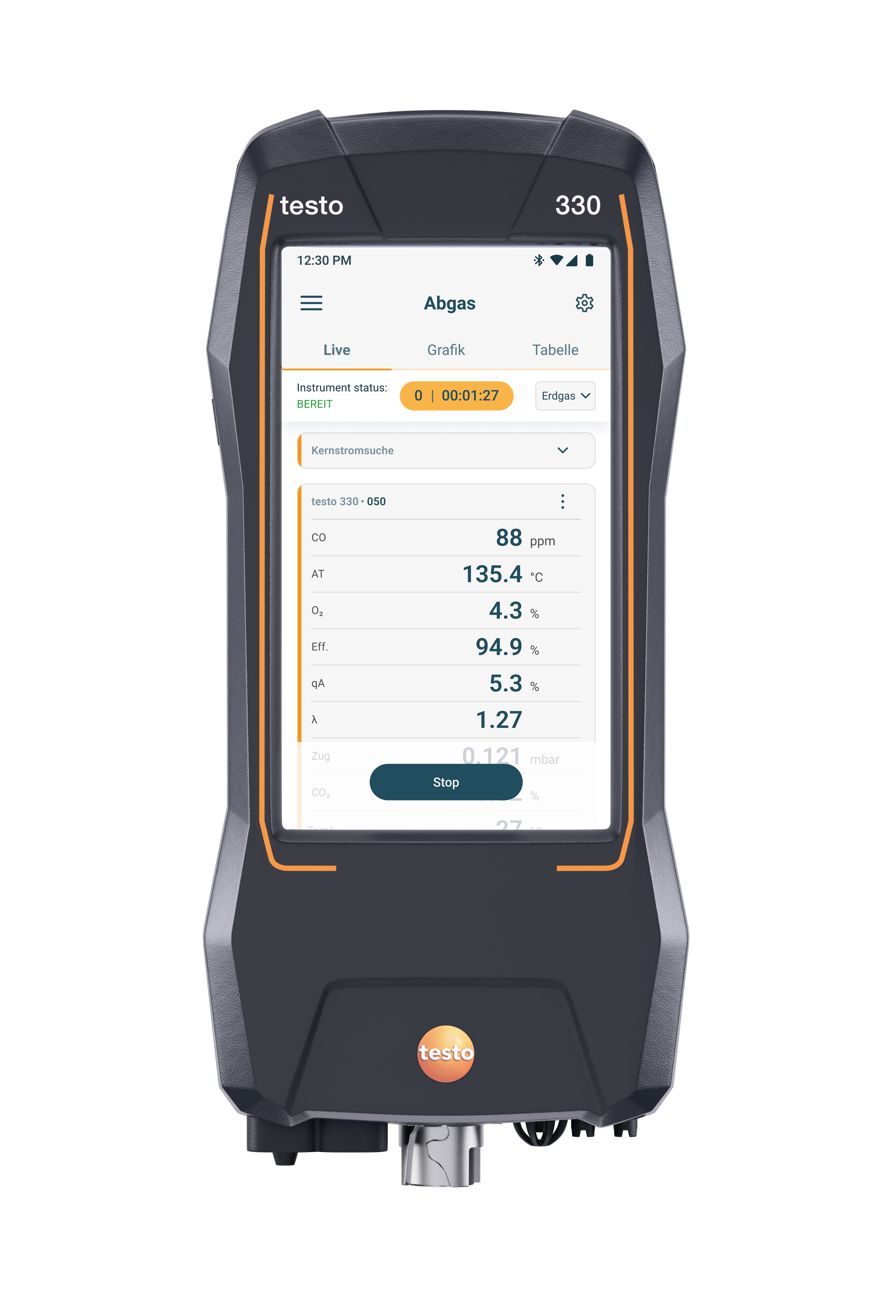 testo 330 SE NG Abgasmessgerät - (nur Gerät)