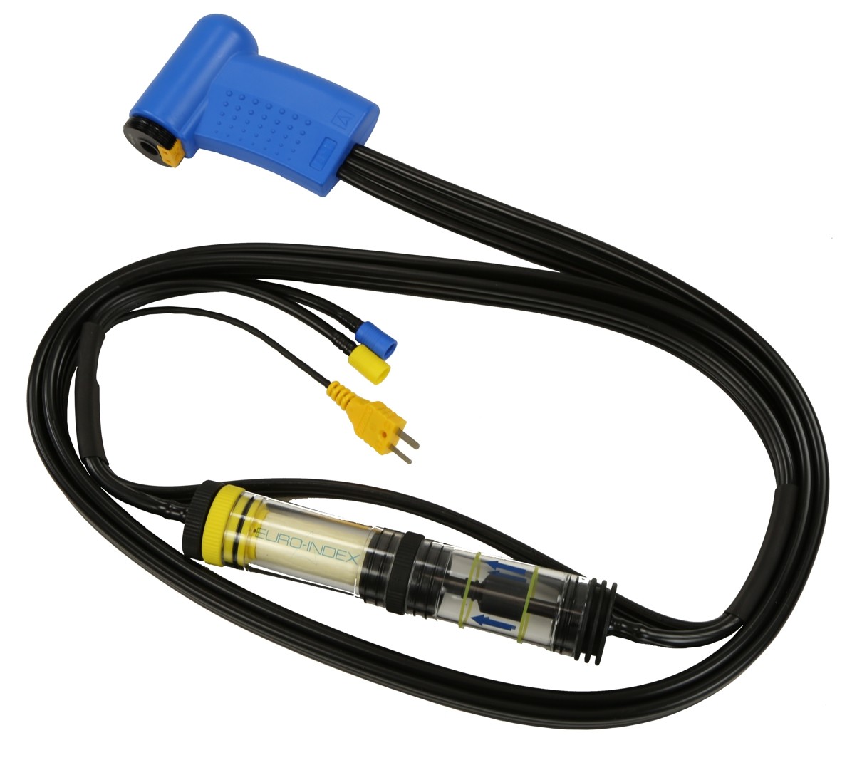 Base Handle for Afriso Multi-/Eurolyzer with Hose Line and K-Trap