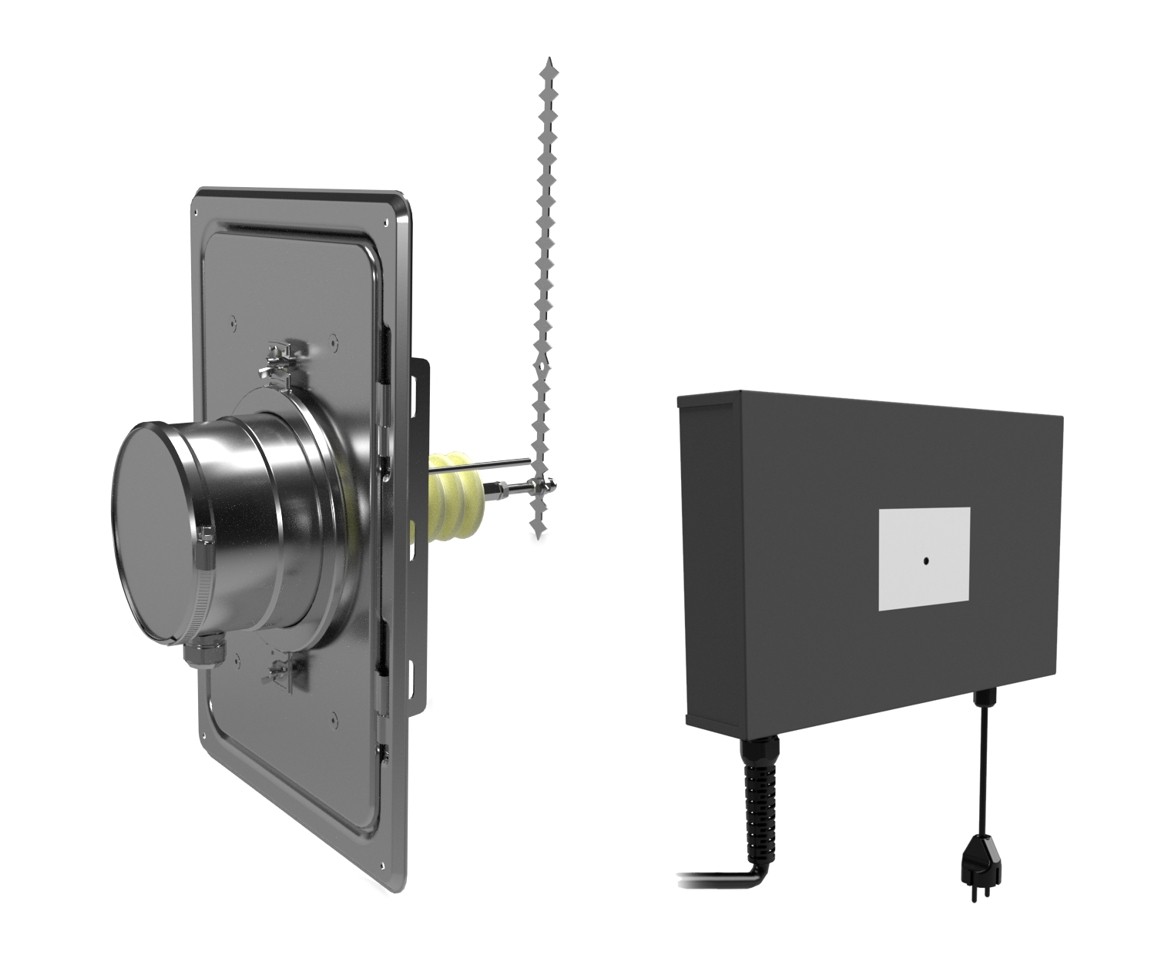 Partikelabscheider Airjekt®1 Ceramic - mit ES-Tür 200/300 Partikelabscheider Airjekt®1 Ceramic - mit ES-Tür 200/300