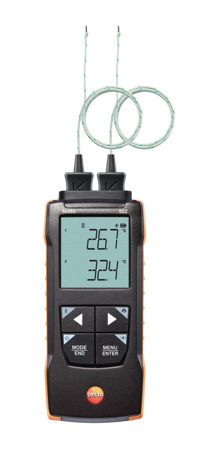 testo 922 Differential Temperature Measuring Device with App Connection