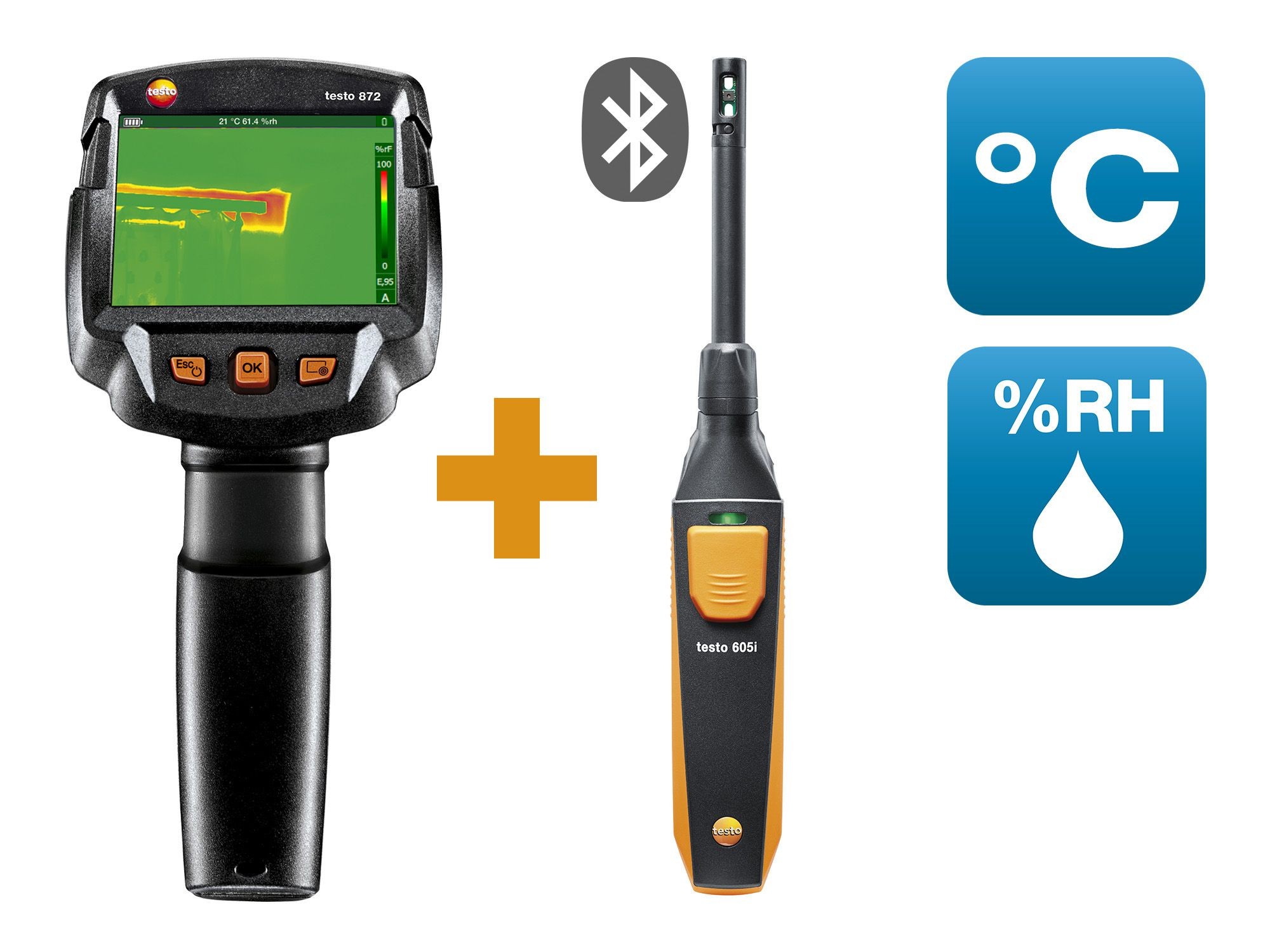testo 872s - Wärmebildkamera Baudiagnose-Set -Aktionspreis-
