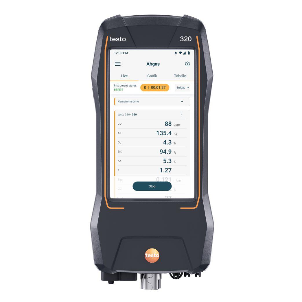 testo 320 NG Abgasmessgerät - Allrounder-Set