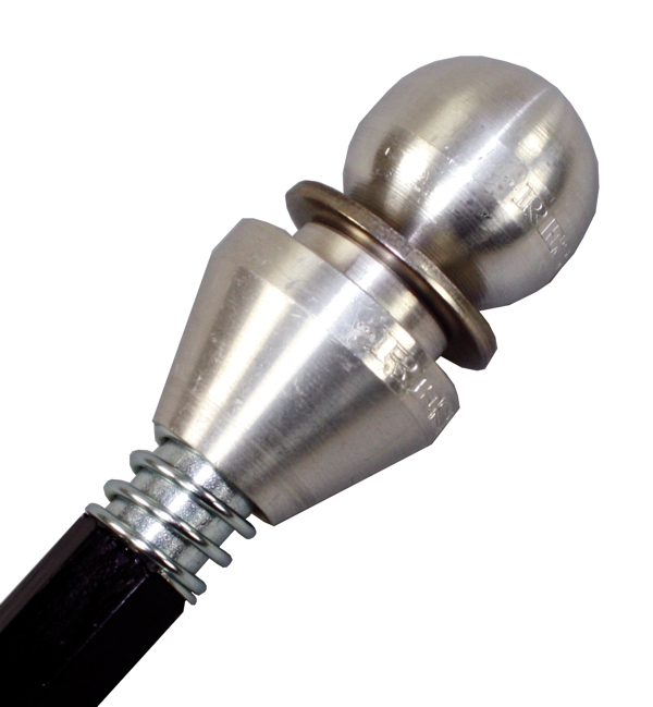 Tête poussoir en acier pour étoiles ID 28 mm