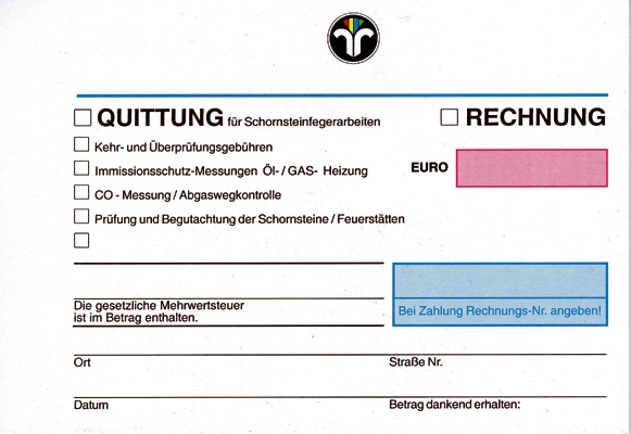 Quittung/Rechnung 500 Blatt