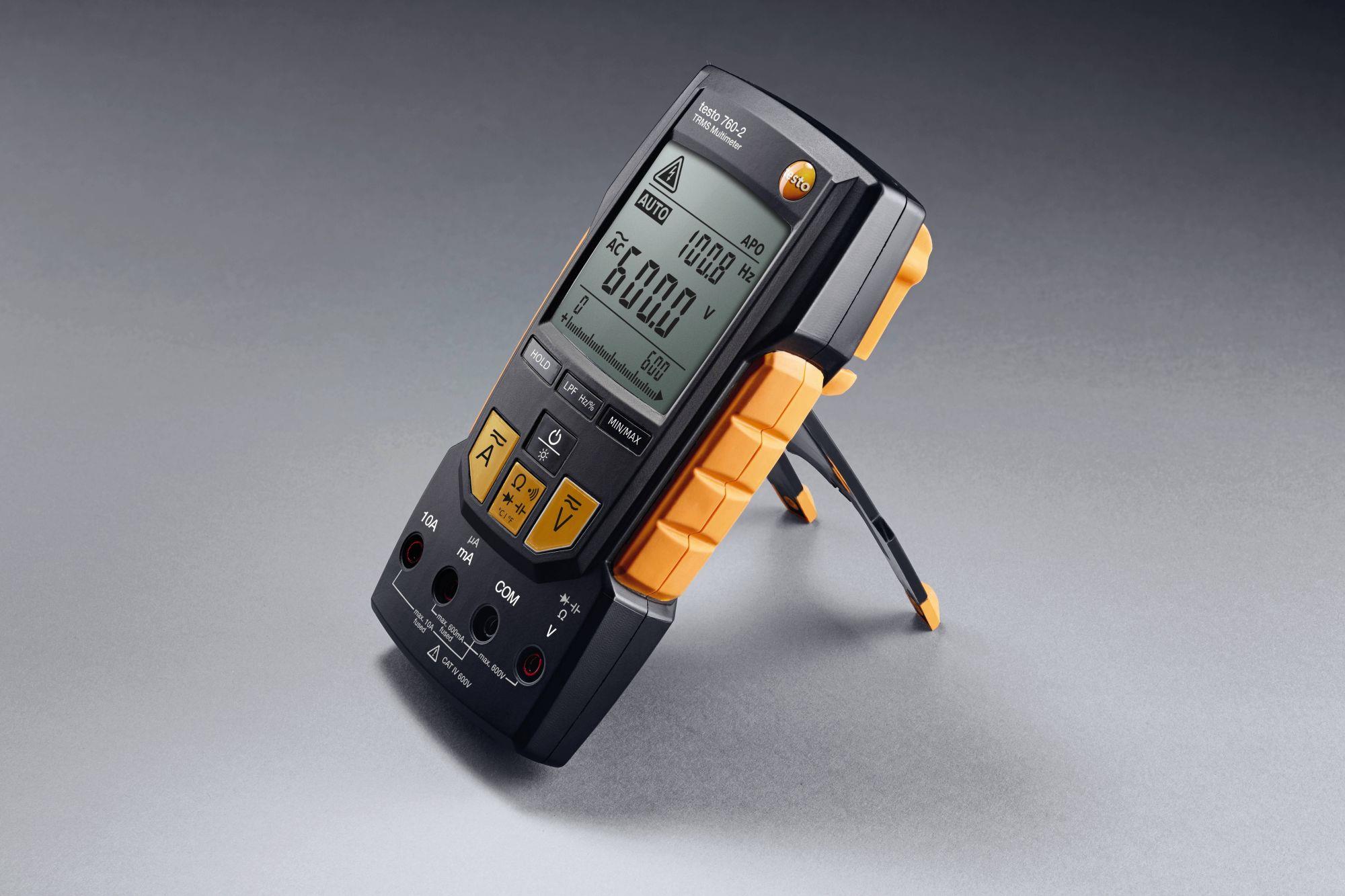 testo 760-2 TRMS Multimeter inkl. 1 Satz Messleitungen + 1 Adapter