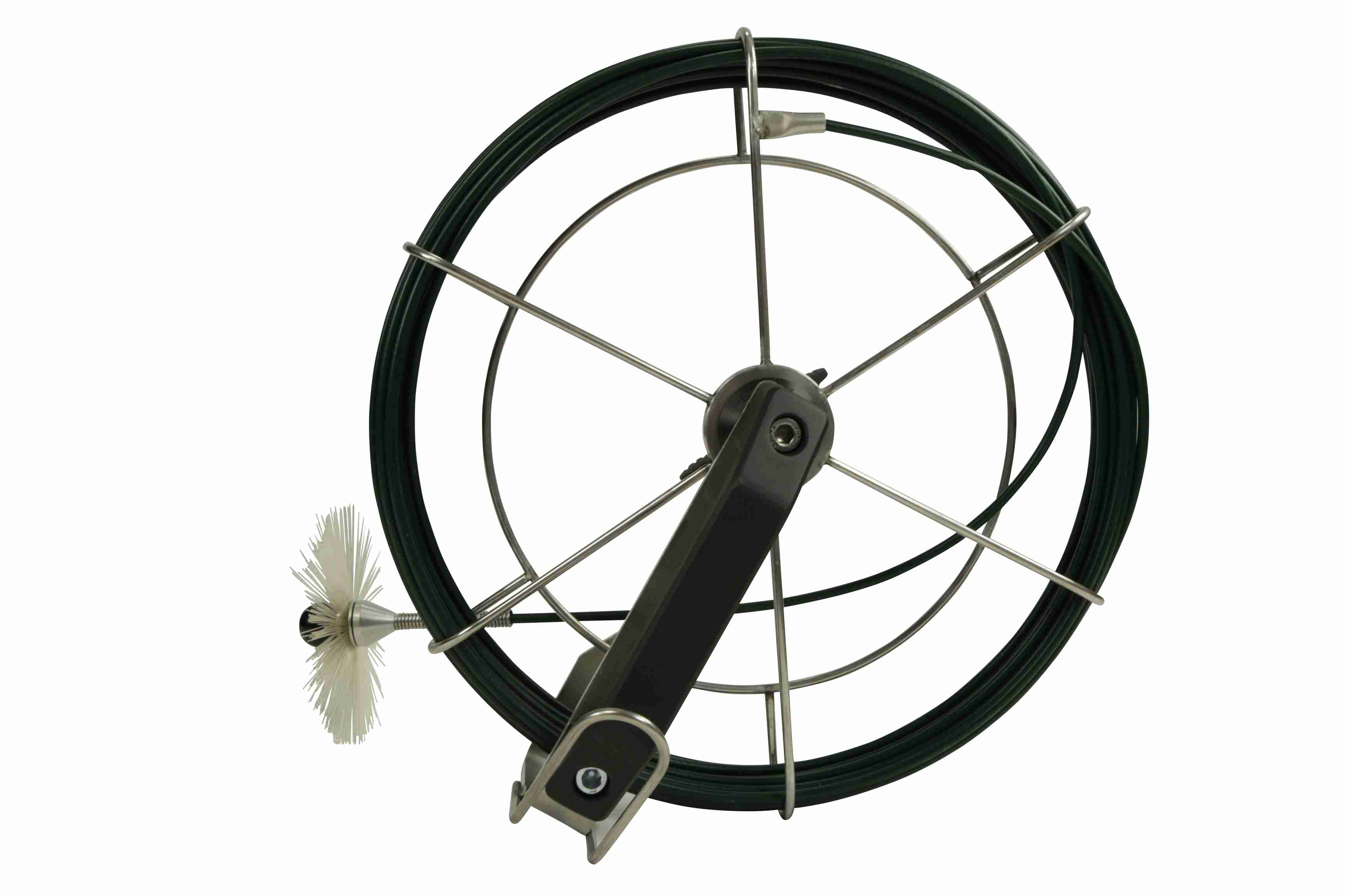 Mini-Koppelhaspel 15 m GFK, Ø 4,5 mm grün Mini-Koppelhaspel 15 m GFK, Ø 4,5 mm grün