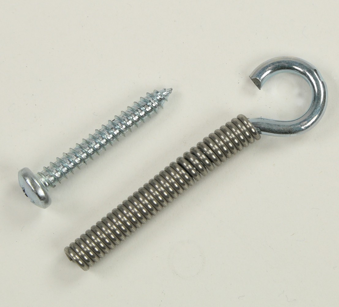 Federsicherung mit Öse und Schraube