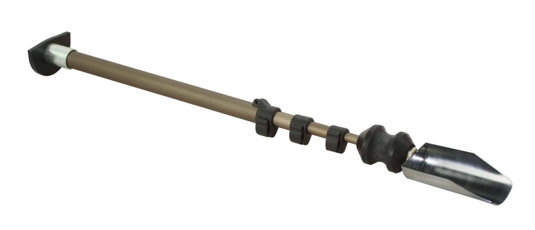 Teleskop-Schaufel mit Kratzer