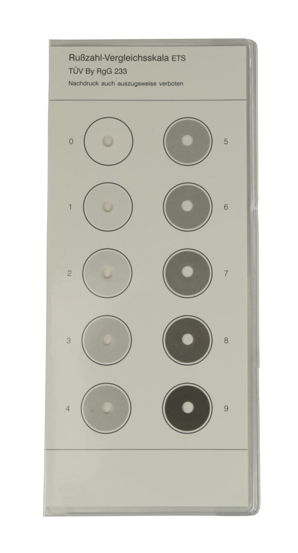 Rußbildvergleichsskala