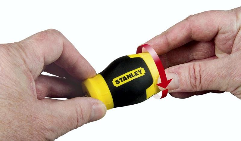 Stanley Mini-Schraubendreher mit 6 Bits Stanley Mini-Schraubendreher mit 6 Bits