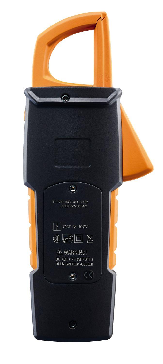 testo 770-2 TRMS Clamp Meter + 1 Set Measuring Leads, Adapter Type K