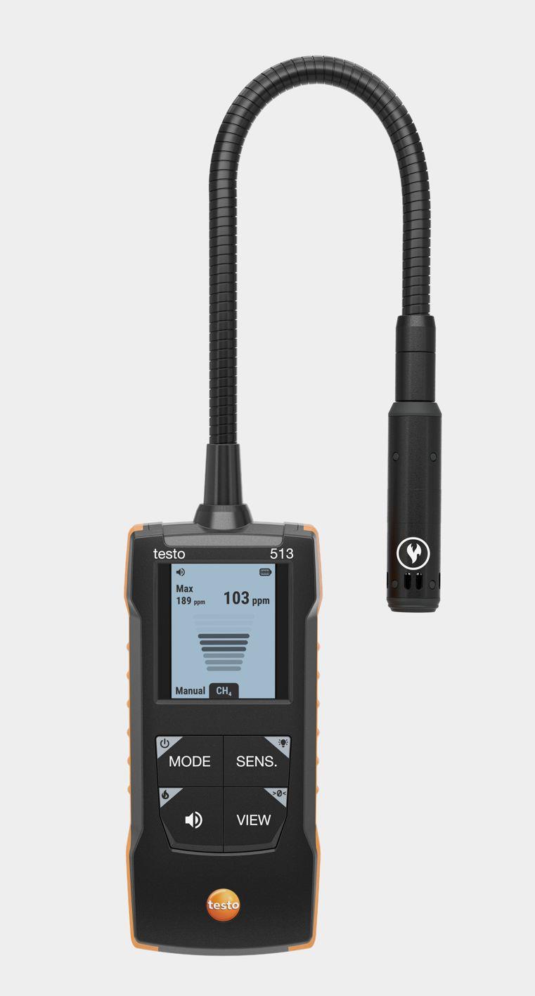 testo 513 gas leak detector for combustible gases