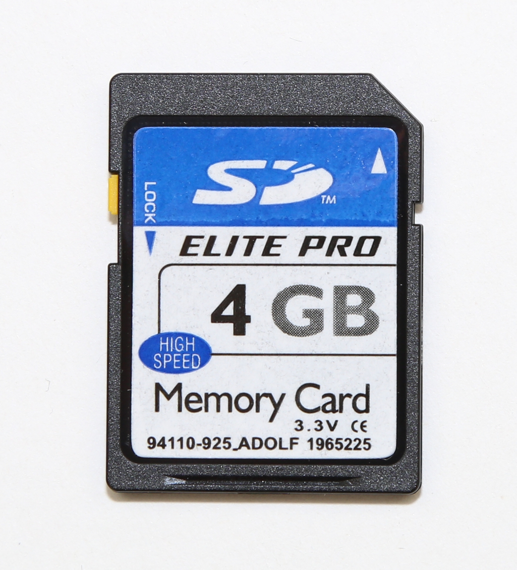 Carte SD 4 Go