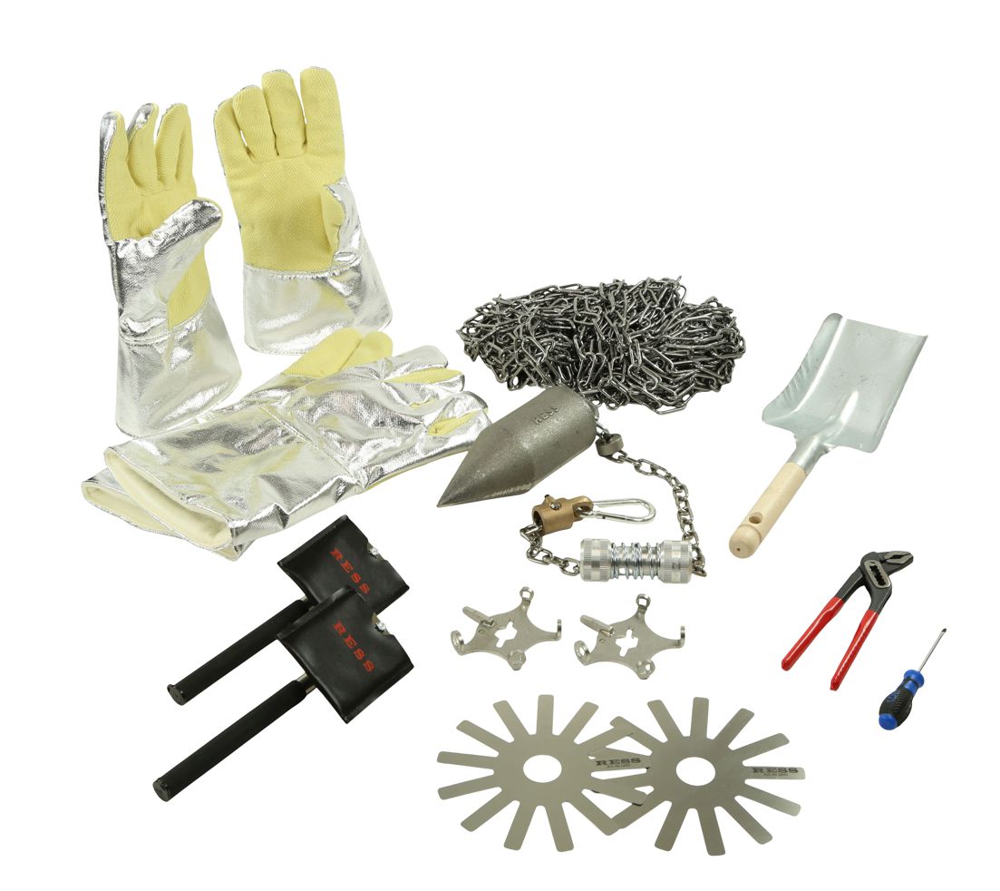 Schornstein-Werkzeugsatz DIN 14800-4:2025-08