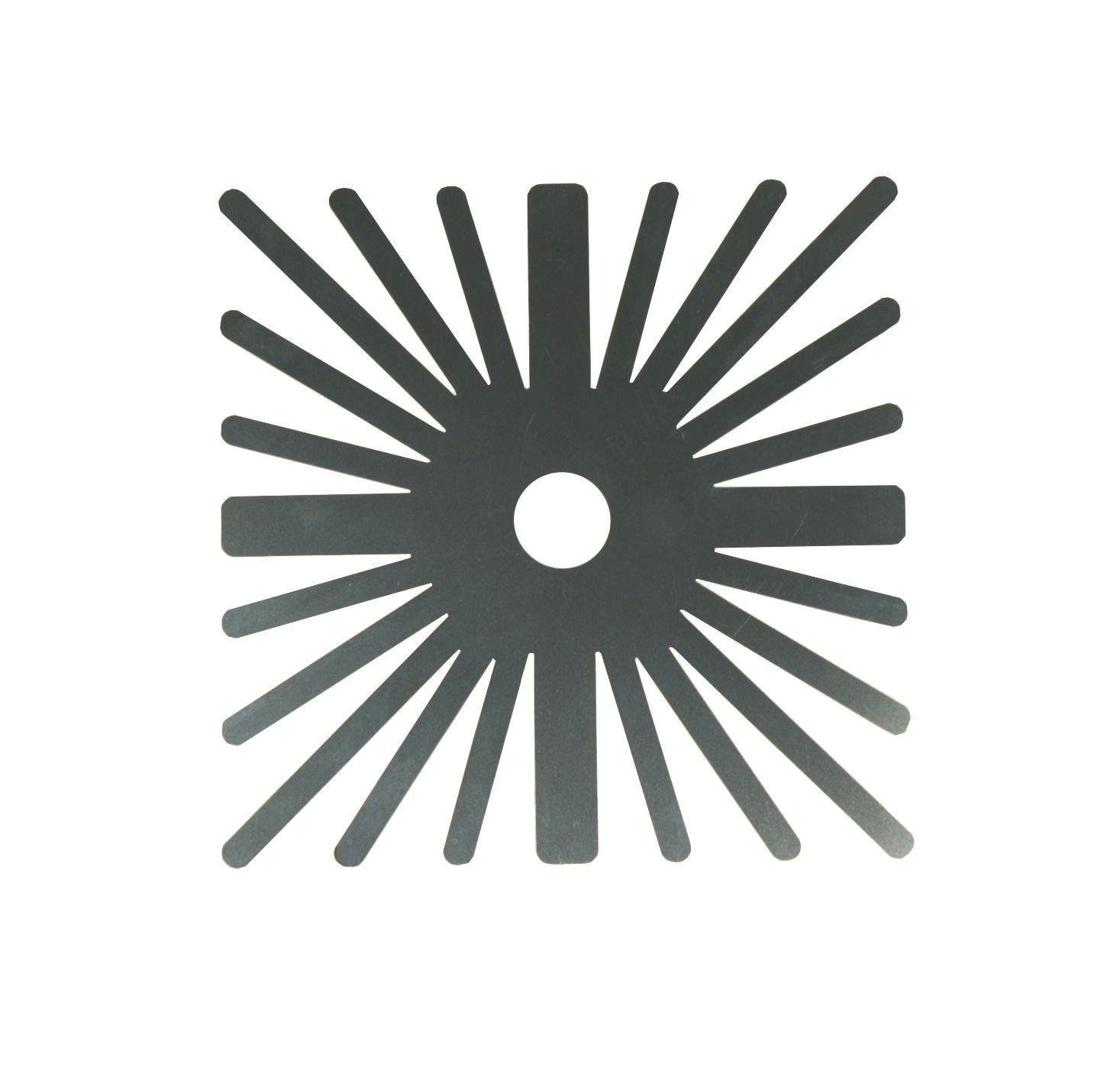 Edelstahl Kratzfedereinlage eckig