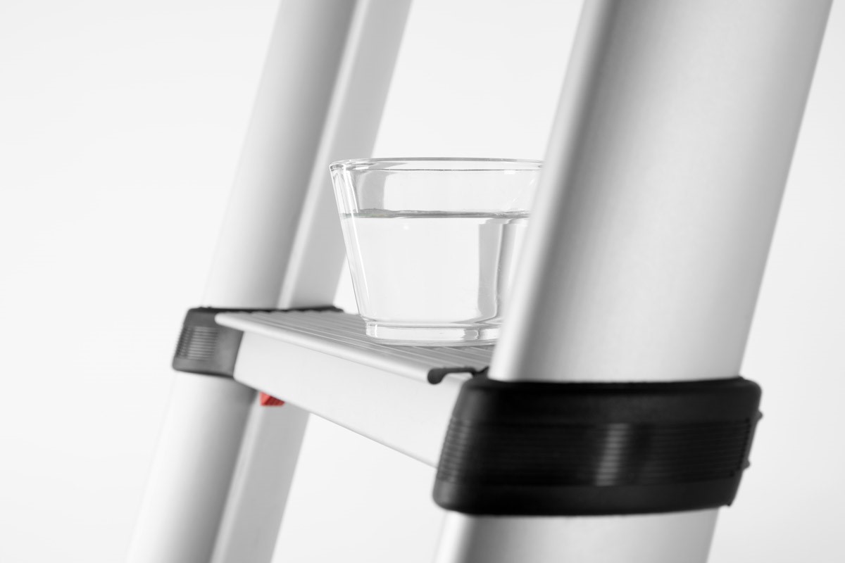 Telescopic Ladder TELESTEPS PRIME LINE - 4,1 m with stabalizers