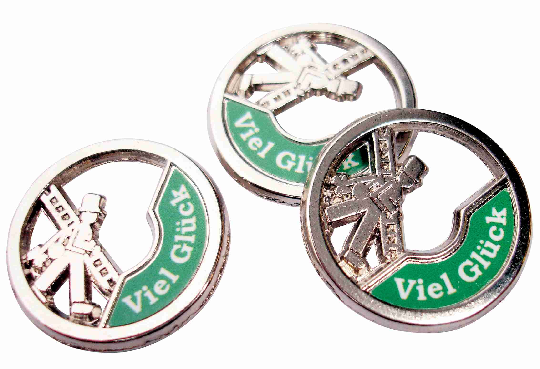 Held og Lykke Mønter "Viel Glück" (50 stk)