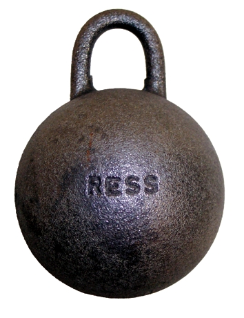 Boules en fonte avec œillet