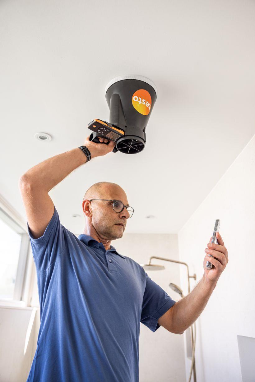 testo 417 Flügelrad-Anemometer mit Trichterset - Sonderpreis