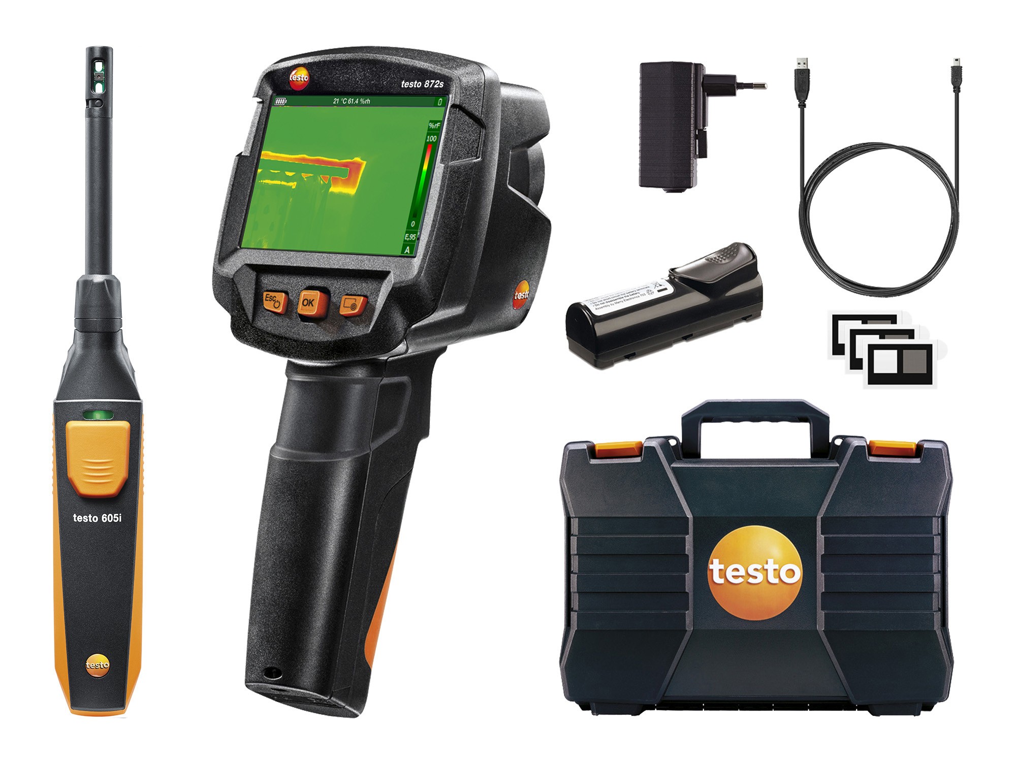 testo 872s - Wärmebildkamera Baudiagnose-Set -Aktionspreis-