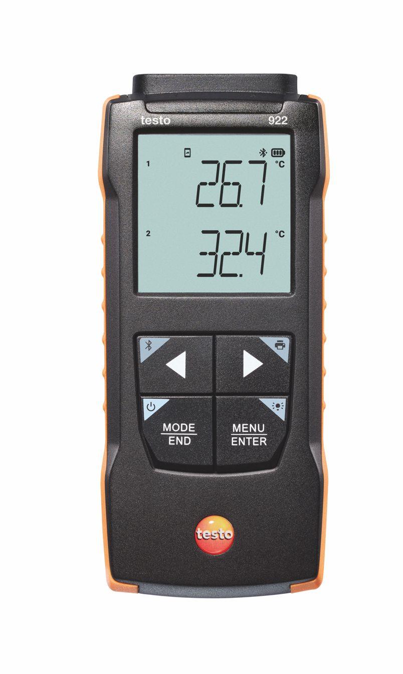 testo 922 Differential Temperature Measuring Device with App Connection