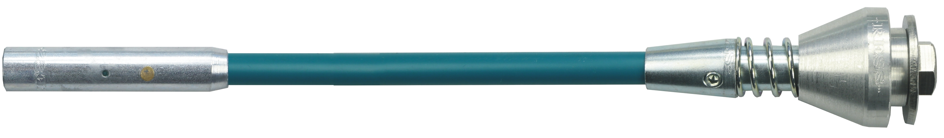 Tige en PRV de 1,0 m de long, Ø 12 mm, avec tête poussoir