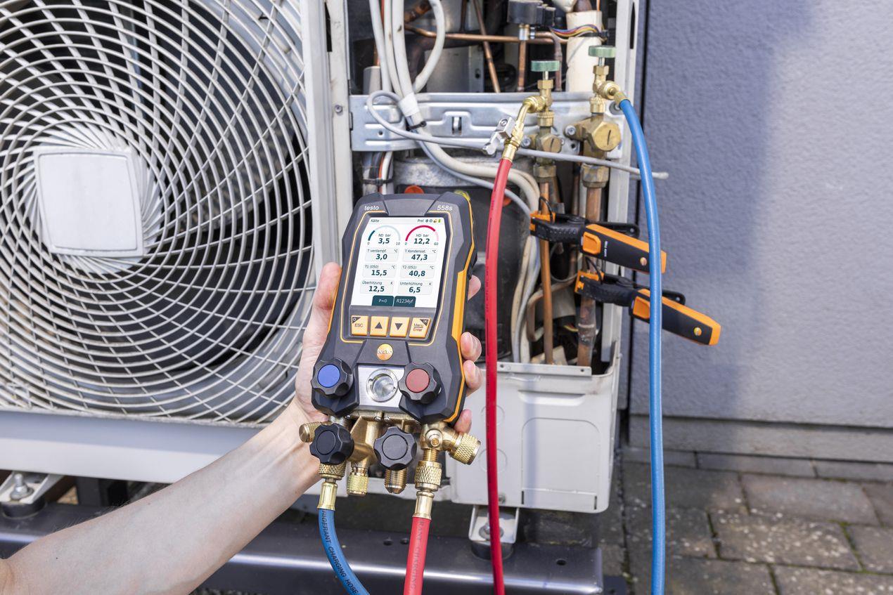 testo 557s Heat Pump All-Rounder Set with Refrigerant Scale