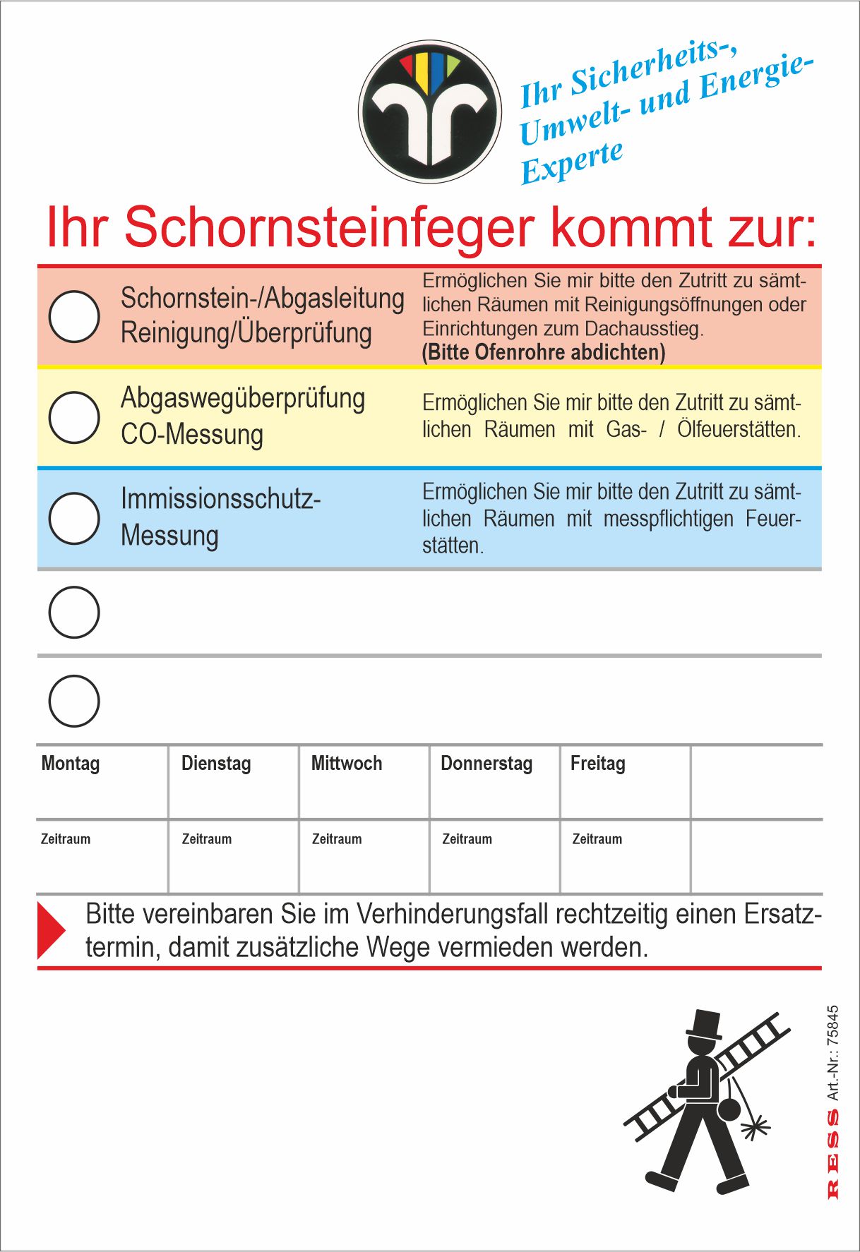 Registreringsformular "ZIV"