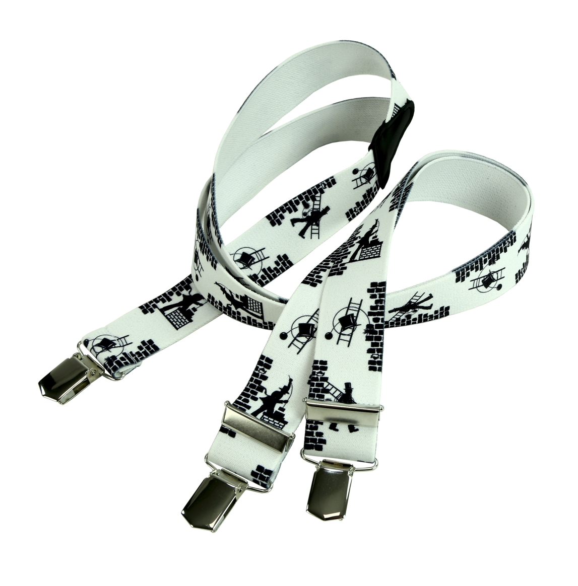 Hosenträger mit Schorni-Motiven und Clips