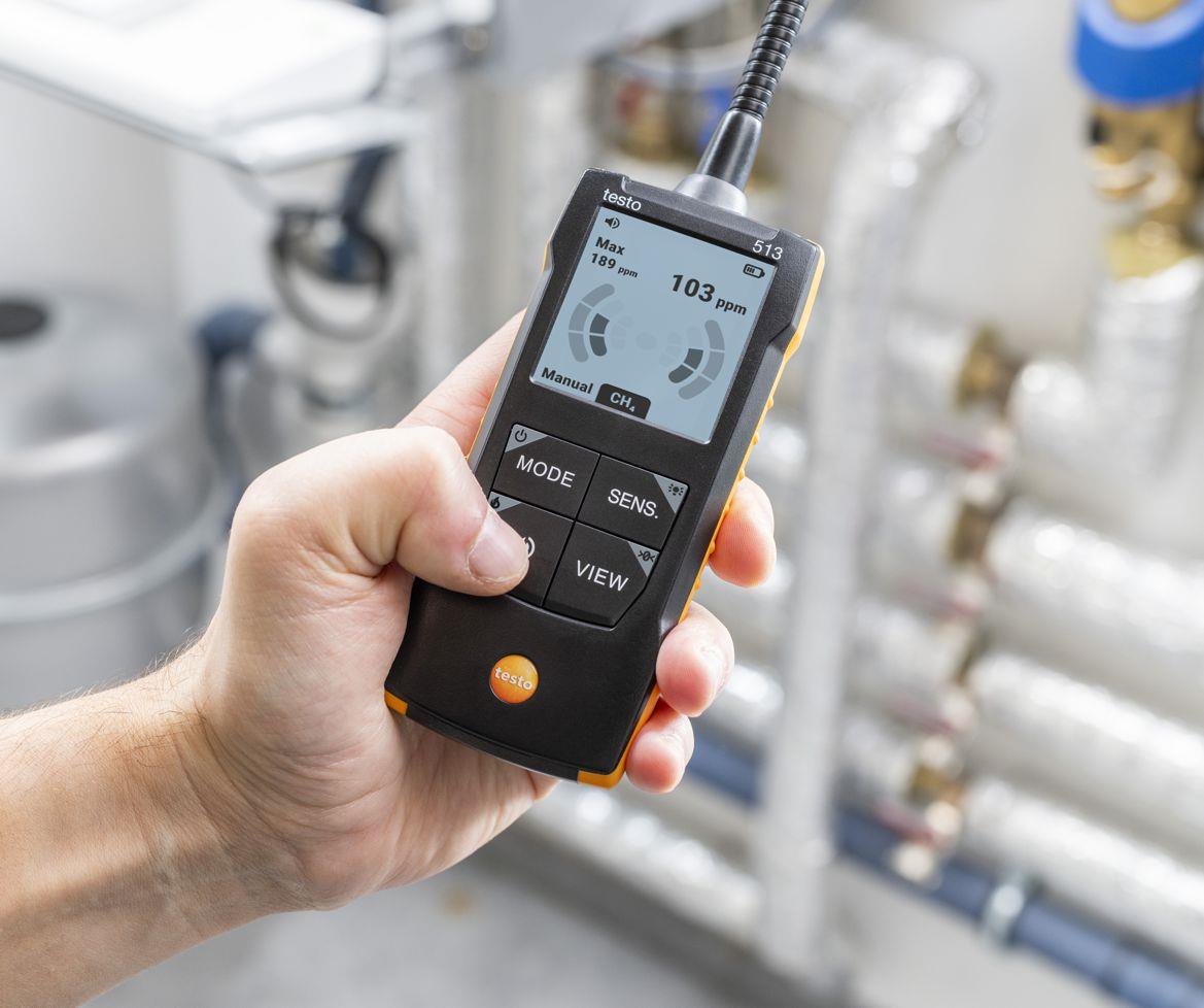 testo 513 gas leak detector for combustible gases