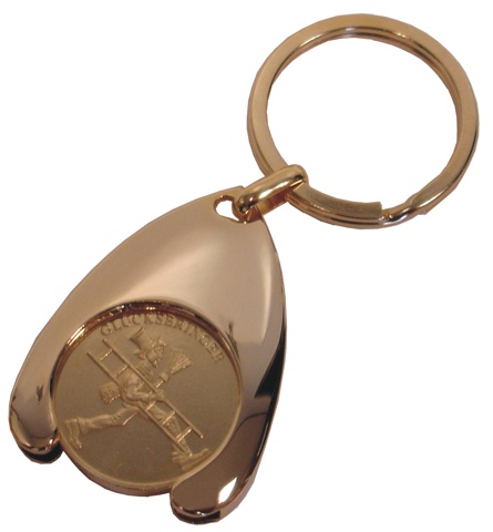 Schlüsselanhänger mit Glücksmedaille