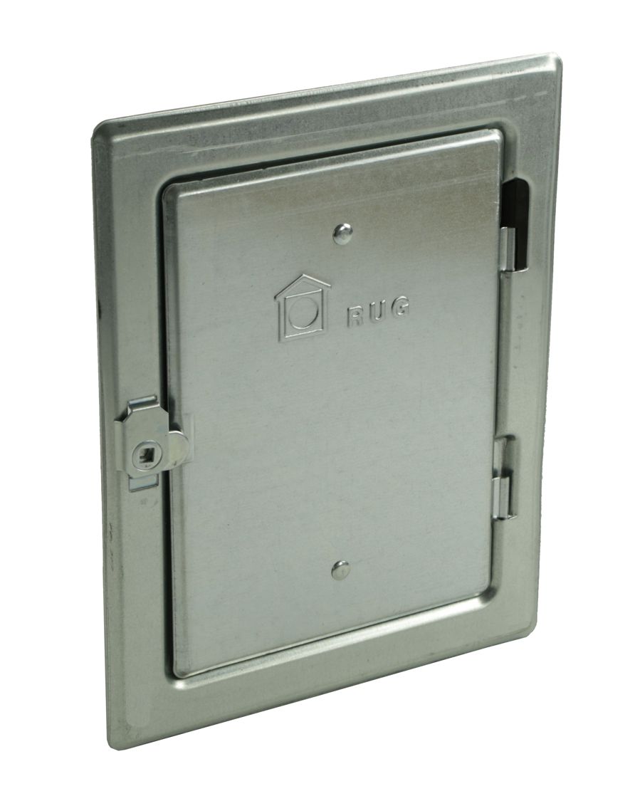 Skorstensdøre 14x20 cm - galvaniseret