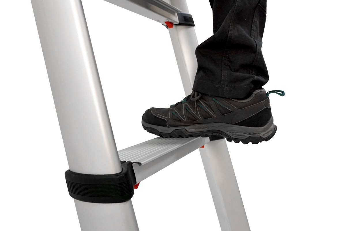 Telescopic Ladder TELESTEPS PRIME LINE - 4,1 m with stabalizers
