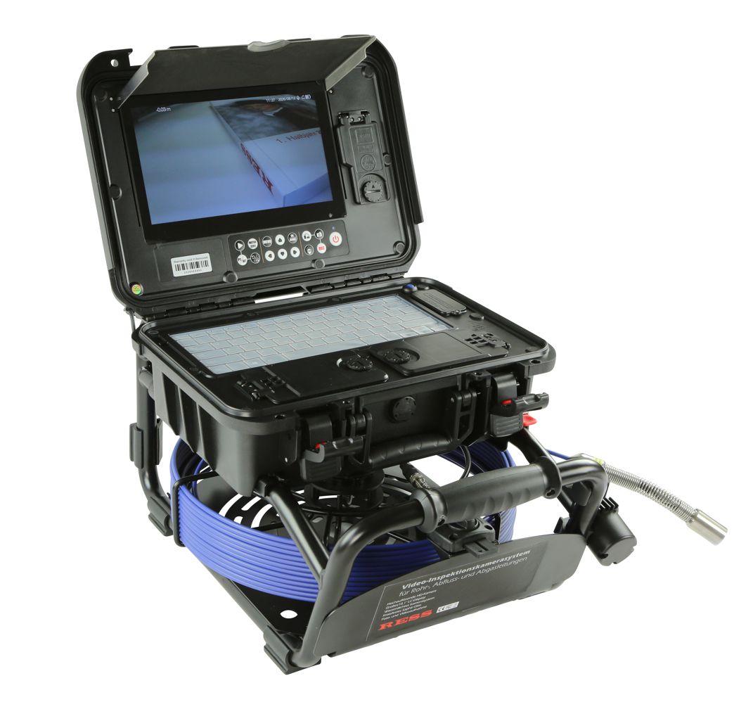 Caméra d'inspection de canalisations HD RK 50, Ø23 mm / Ø5,2 mm / 20 m bleue