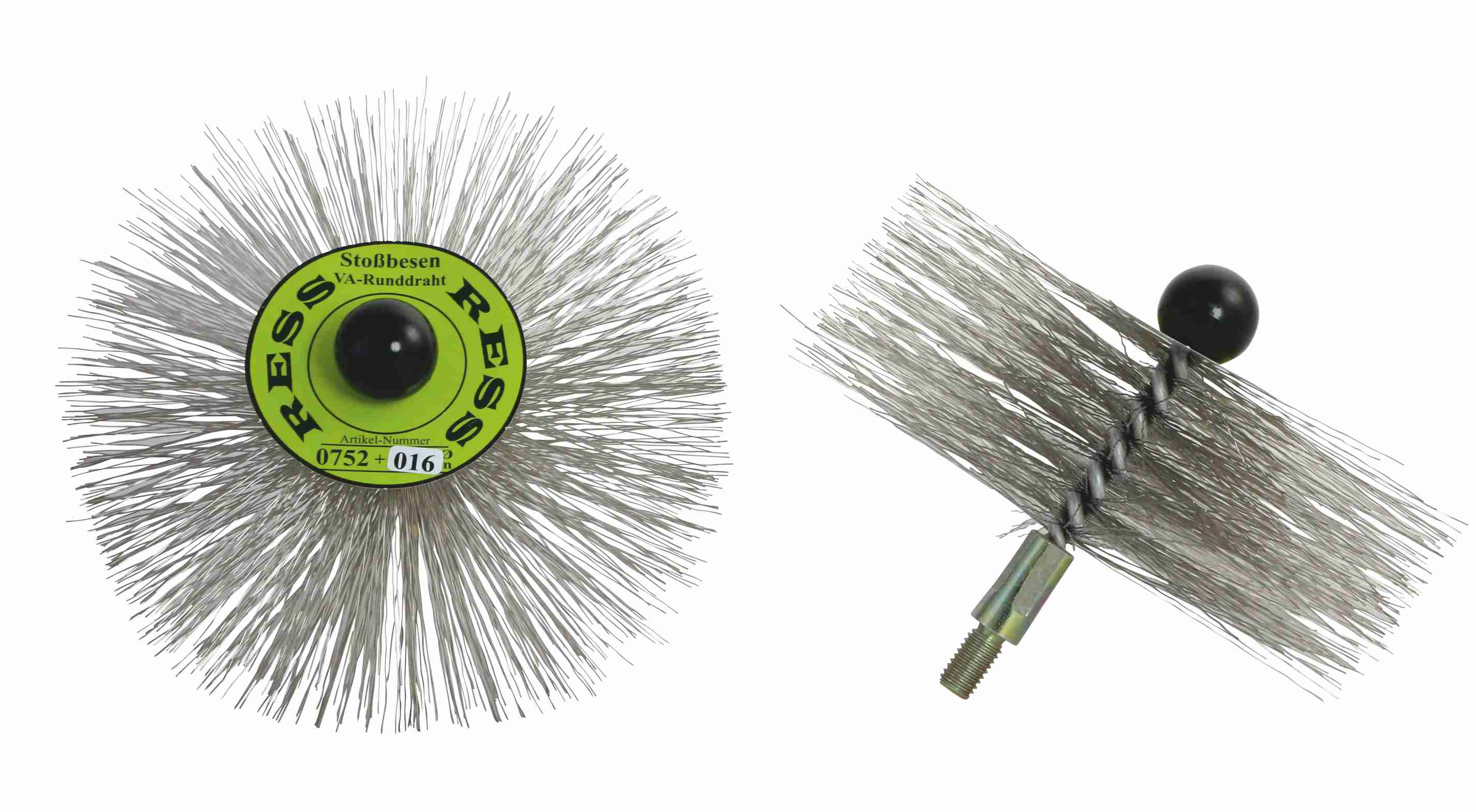 Stoßbesen Edelstahldraht Runddraht