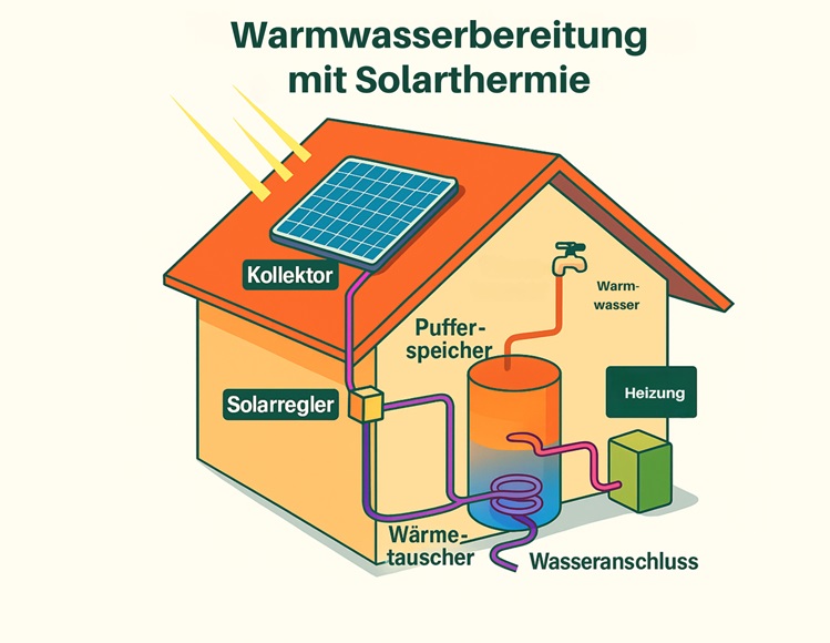 Solar-Warmwasser – Technik, Planung und Förderung im Überblick